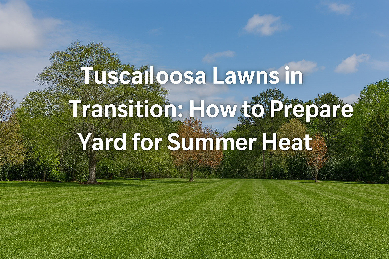 Tuscaloosa Lawns in Transition: How to Prepare Your Yard for Summer Heat